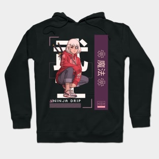 Drippy Ninja Girl Hoodie